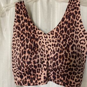 Leopard Print Women's Bra